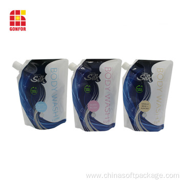 Custom Printed Liquid Soap Bag Standing Doypack For Detergent